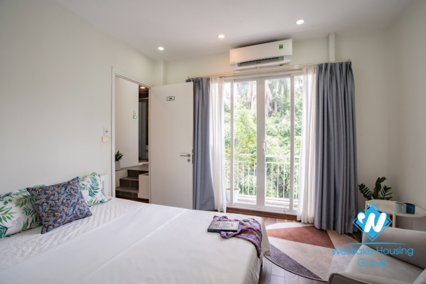 Nice 3 bedroom duplex apartment for rent near Hoan Kiem lake